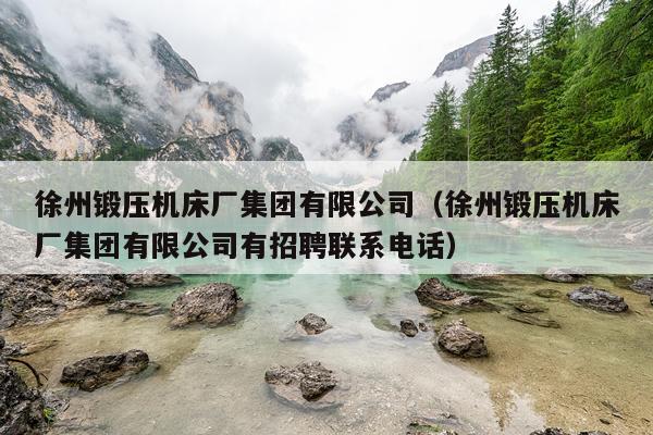 徐州锻压机床厂集团有限公司（徐州锻压机床厂集团有限公司有招聘联系电话）