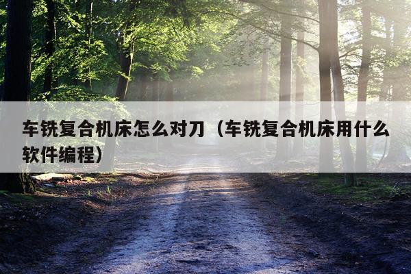 车铣复合机床怎么对刀（车铣复合机床用什么软件编程）