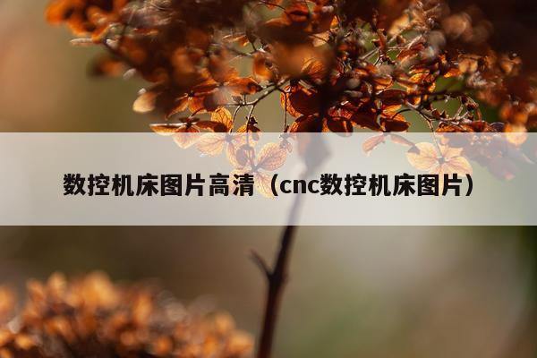 数控机床图片高清（cnc数控机床图片）