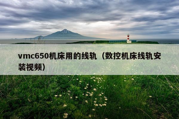 vmc650机床用的线轨(数控机床线轨安装视频)