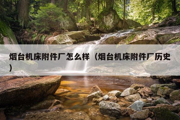 烟台机床附件厂怎么样（烟台机床附件厂历史）