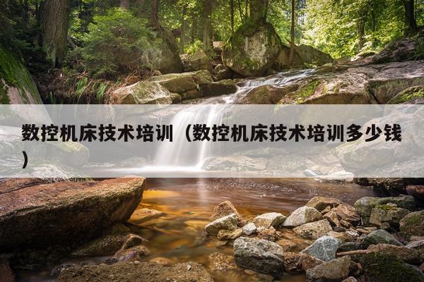 数控机床技术培训（数控机床技术培训多少钱）