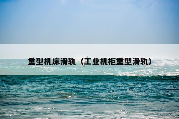 重型机床滑轨(工业机柜重型滑轨)
