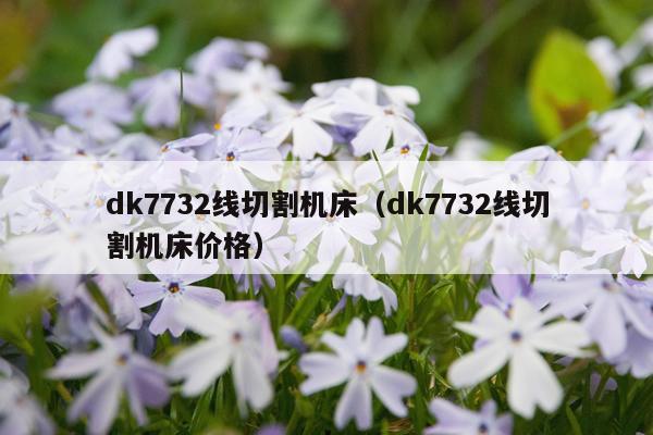 dk7732线切割机床（dk7732线切割机床价格）