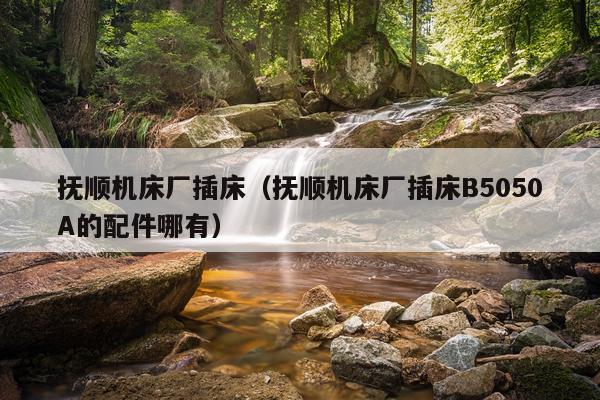 抚顺机床厂插床（抚顺机床厂插床B5050A的配件哪有）
