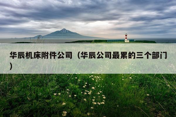 华辰机床附件公司（华辰公司最累的三个部门）