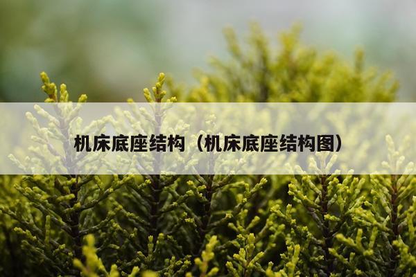 机床底座结构（机床底座结构图）
